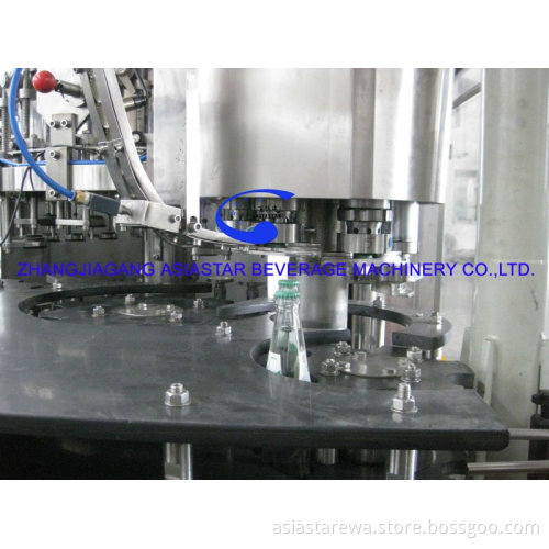 Automatic glass bottled beer capping machine